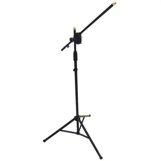 3-Foot Black Tripod Microphone Stand With Adjustable Height 1