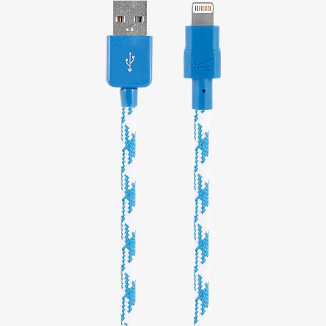 3-Foot Illuminated Lightning Usb Cable – A-Male To 8P, Color-Accented (Model Ph-71Bl) 1