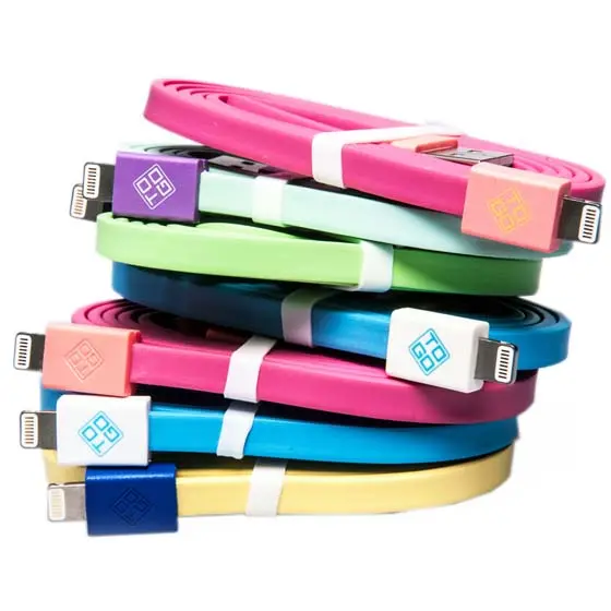 3-Foot Mfi-Certified Lightning Usb Cable – Assorted Colors, Iphone Compatible (Model 80090) 1