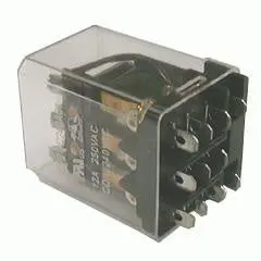 3-Pole Double-Throw Ac Relay – 240V Coil, 10A Contact Rating, 11-Pin Socket 1