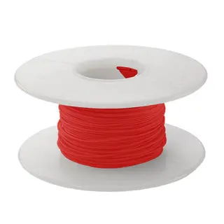 30 Awg Solid Red Hook-Up Wire – 50 Ft, Stranded-Free, High-Flexibility 1