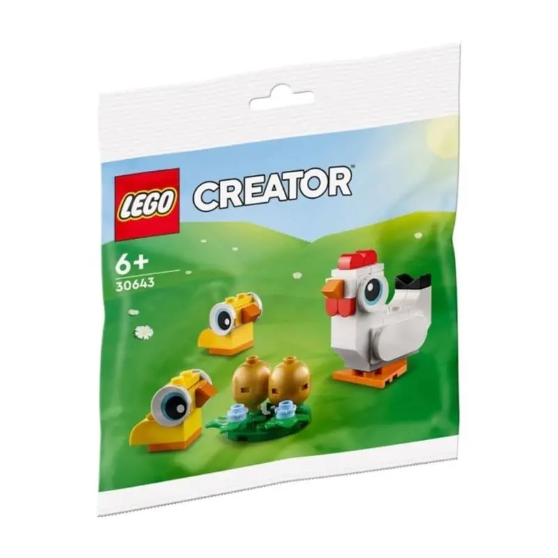30643 Easter Chickens Building Kit – V39 Creator Series, 61 Pieces 1