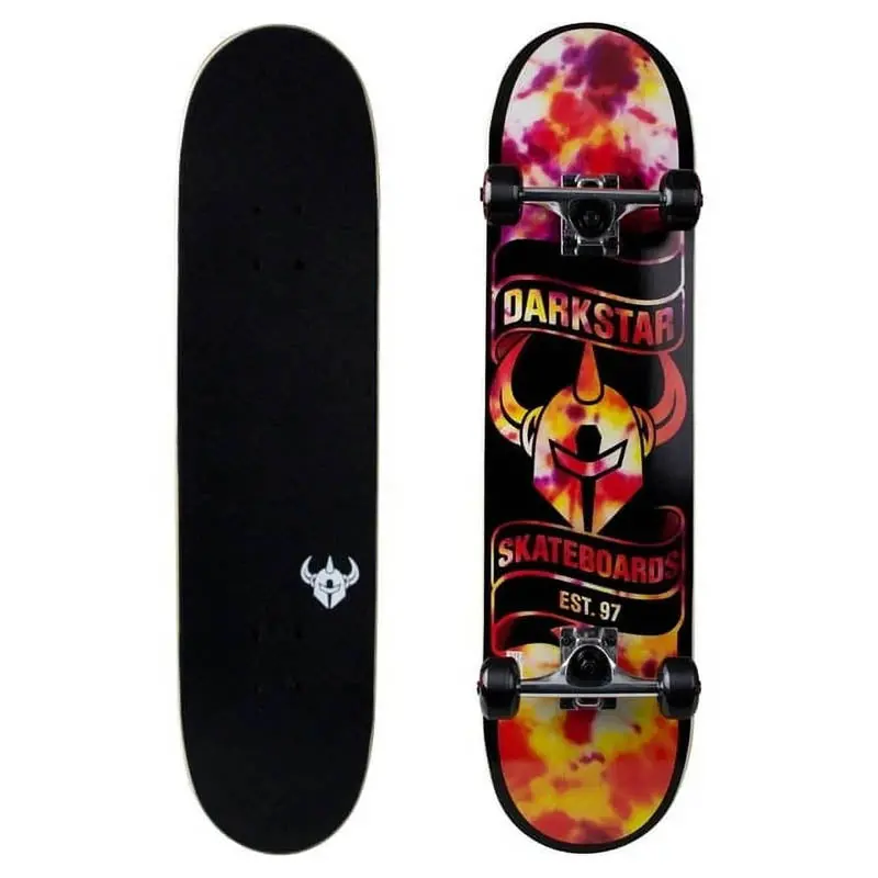 31-Inch Dragon Scroll Graphic Double Kicktail Skateboard 1
