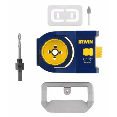 3111001 Wood Door Lock Installation Kit – Dual-Sided Jig For Precise Bore Alignment 1