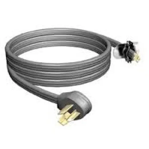 31901 4-Foot 10/3 Flat Appliance Cord – 30A, 250V Grey Dryer/Rangе Power Cable With Nema 10-30 Plug 1