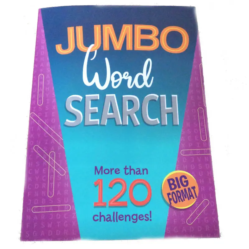 3313-1 Jumbo Word Search Puzzle Book | More Than 120 Brain-Teasing Activities 1
