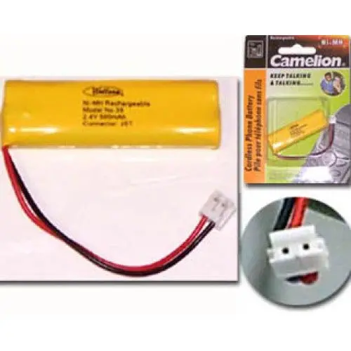 35 – Rechargeable Ni-Mh Aaaa Battery Pack (2×1.2V, 500Mah, 2.4V) With Jst Connector 1