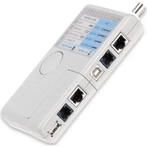 351911 Multi-Protocol Cable Tester – Rj11, Rj45, Bnc, And Usb Connectivity Checker 1