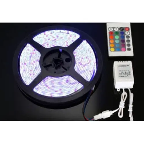 3528 Rgb Flexible Led Strip Light – 5-Meter Roll, 12V Dc, Ip65 Waterproof, 6–7 Lumens Per Diode 1