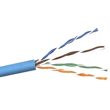 3633D151000 Plenum-Rated Cat6 Utp Cable – 1000 Ft, Solid Blue, Ft6, 4-Pair/23 Awg, 550 Mhz 1