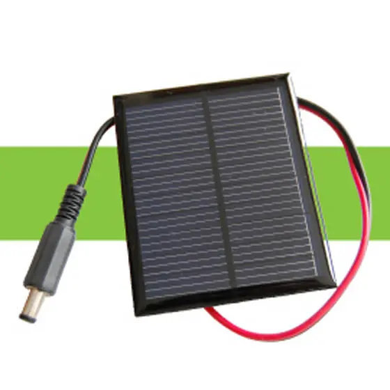 36V 200Ma Solar Panel – 33 × 33 Inch, 2.1 Mm Plug Termination 1