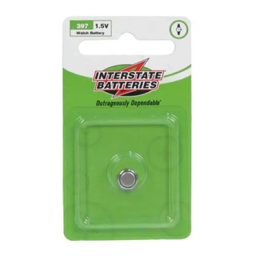 397 — Silver Oxide Button Cell: Sr726Sw/Ag2/607/Sb-Al Replacement 1
