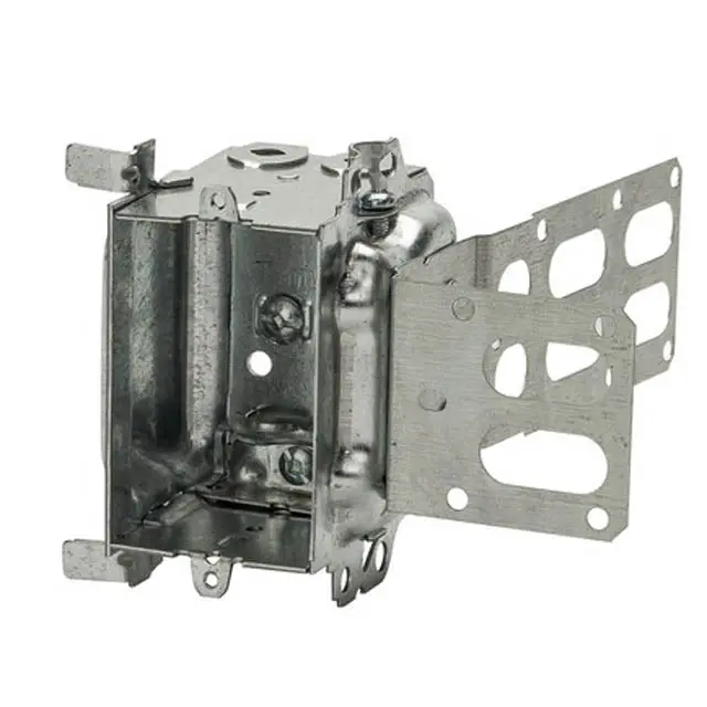 3×2 Inch Steel Stud Electrical Box – Rectangular Metal Device Enclosure 1
