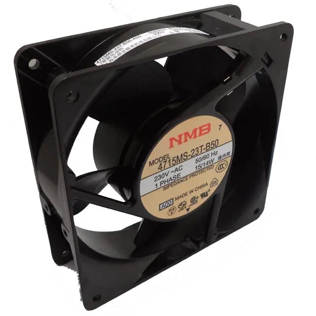 4.7" X 1.5" Ac Fan – 230V, 88 Cfm, 37Db, Ball Bearing With Mounting Tab 1