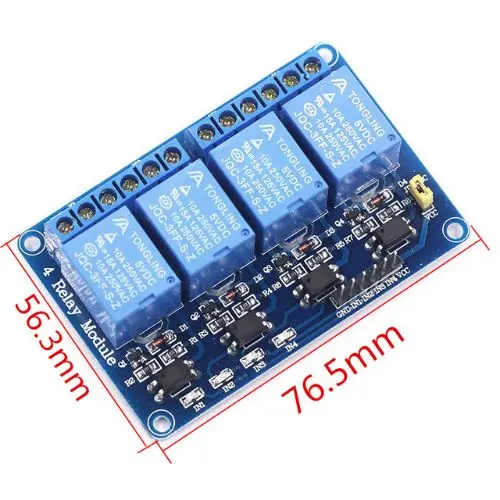 4-Channel 5V Logic Interface Relay Board For Microcontrollers And Plcs 1