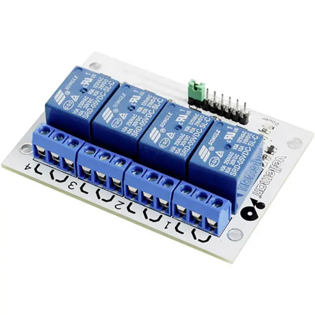 4-Channel Relay Module – High-Current Switching, 5–12V Dc Compatible 1