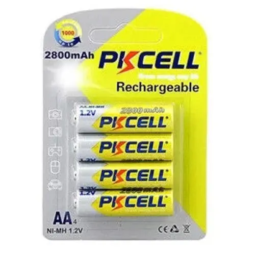 4-Pack Nimh Aa Batteries – 1.2V, 2800Mah, Nimh-2800Aa-4B 1