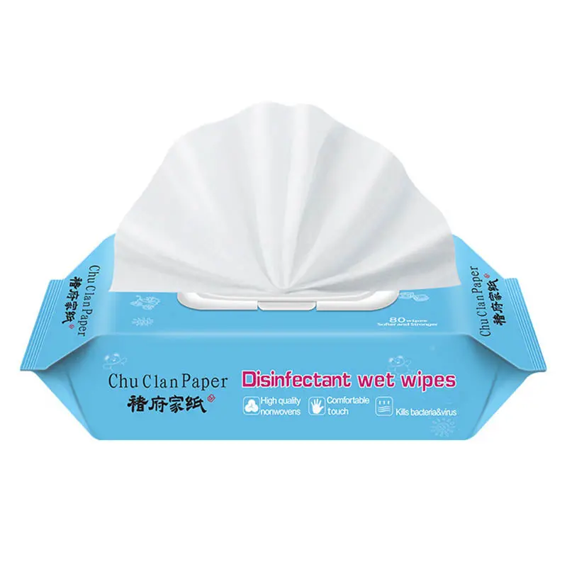 40% Isopropyl Alcohol Disinfectant Wipes – 6×7 Inch Sanitizing Cloths (80-Pack) 1