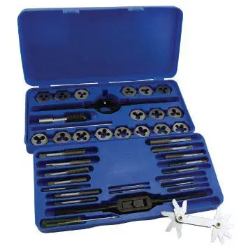 40-Piece Metric Tap And Die Set – Covers 3Mm To 12Mm Threads 1