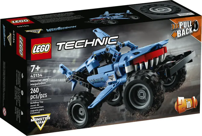 42134 Monster Jam Megalodon Technic Set – 260-Piece Building Model 1