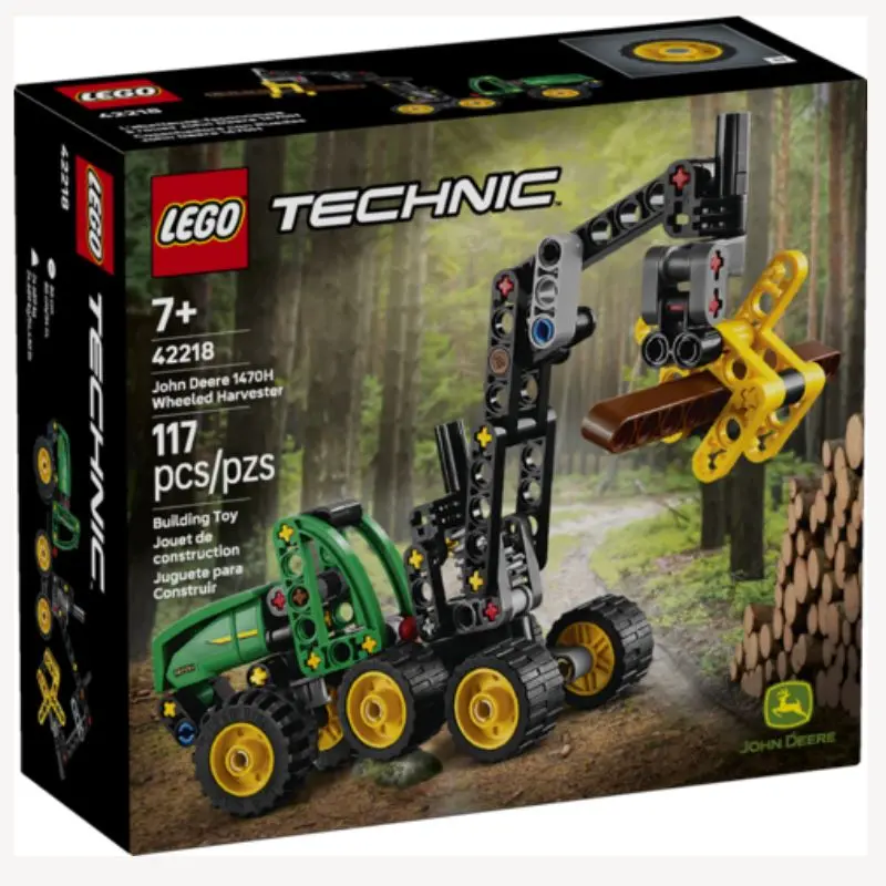 42218 – John Deere 1470H Wheeled Harvester Scale Model Kit, 117-Piece Assembly Set 1