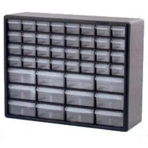 44-Drawer Plastic Storage Cabinet – Compact Modular Organizer, 20" X 15.81" X 6.37" 1