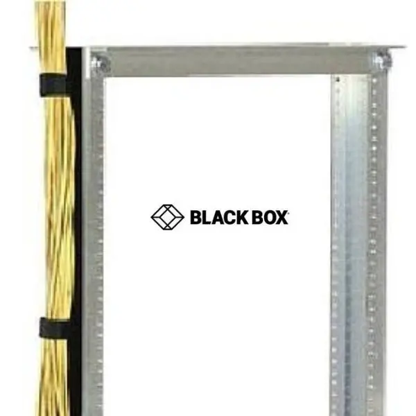 44-Inch Flexible Vertical Cable Manager With Loops – Self-Adhesive Black (Jpm535A) 1
