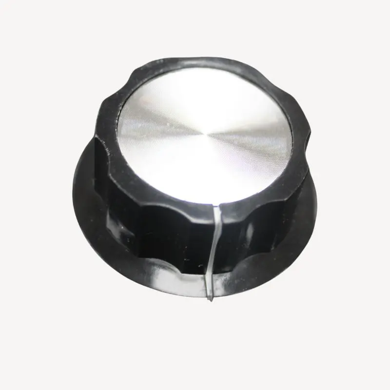 45 Mm Black Plastic Knob – 1/4″ Screw-On, High-Visibility Control 1