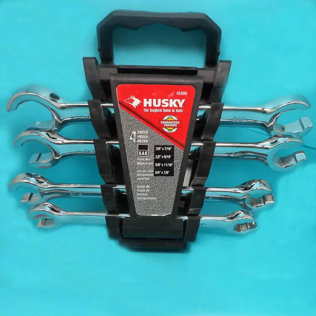 45006 Double-Ended Open Wrench Set – Sae, 4-Piece Assortment 1