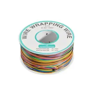 4730 Premium Awg30 Multi-Color Wire Spool – 280M Total (35M Each Of 8 Colors: Red, Orange, Yellow, Green, Blue, Purple, Brown, Black) 1