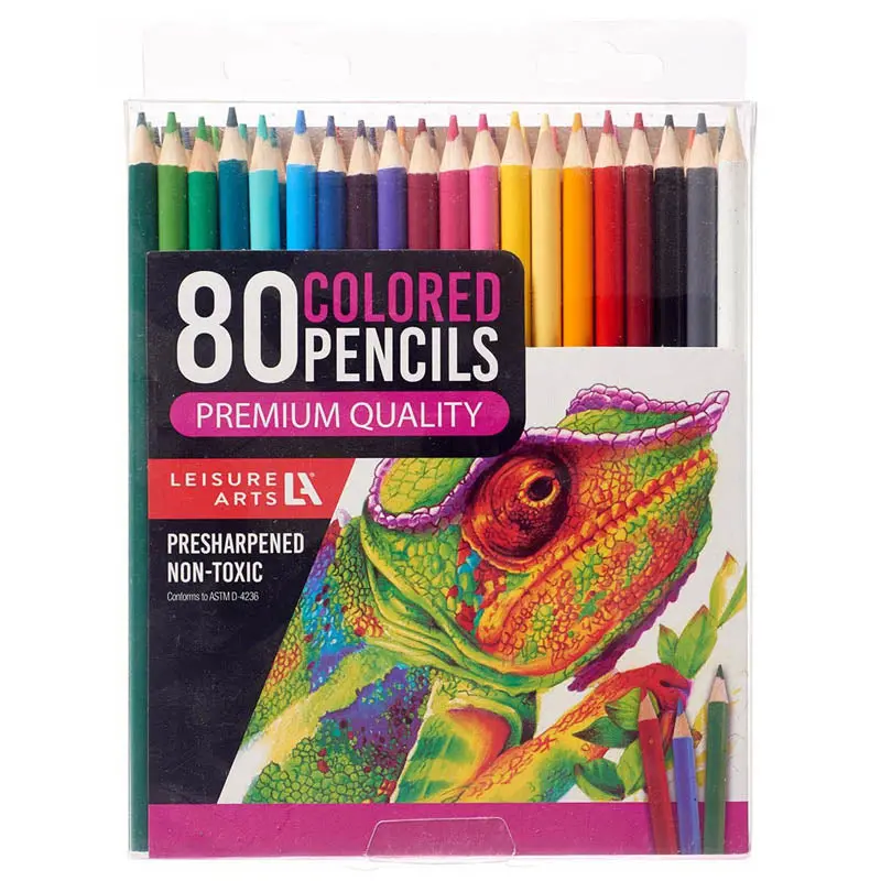 48494 Premium Colored Pencil Set — 80 Assorted Colors 1