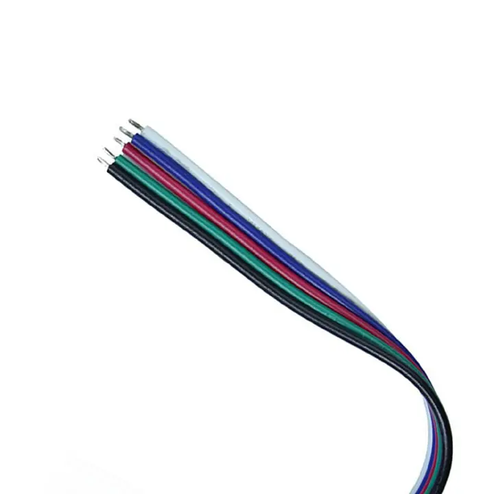 5-Conductor Led Strip Wire – 9.5 Ft, 20 Awg, Open-End Termination (1053) 1