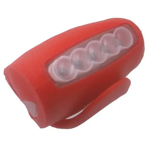 5-Led Bicycle Safety Light – Red/White Dual Mode, 3×Aaa Battery Powered 1