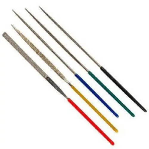 5-Piece Diamond-Coated Mini File Set — 2.5-Inch Blades 1