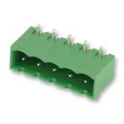 5-Pin Pcb Terminal Block – 5.08Mm Pitch, 15A/300V, 8.3Mm Wide, Closed-Side Style 1