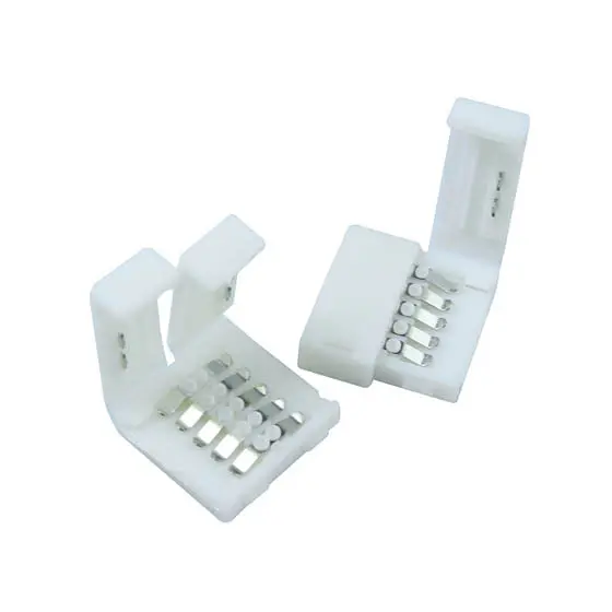 5-Pin Snap-On Led Strip Coupler – 10Mm, Cordless Strip-To-Strip Link 1