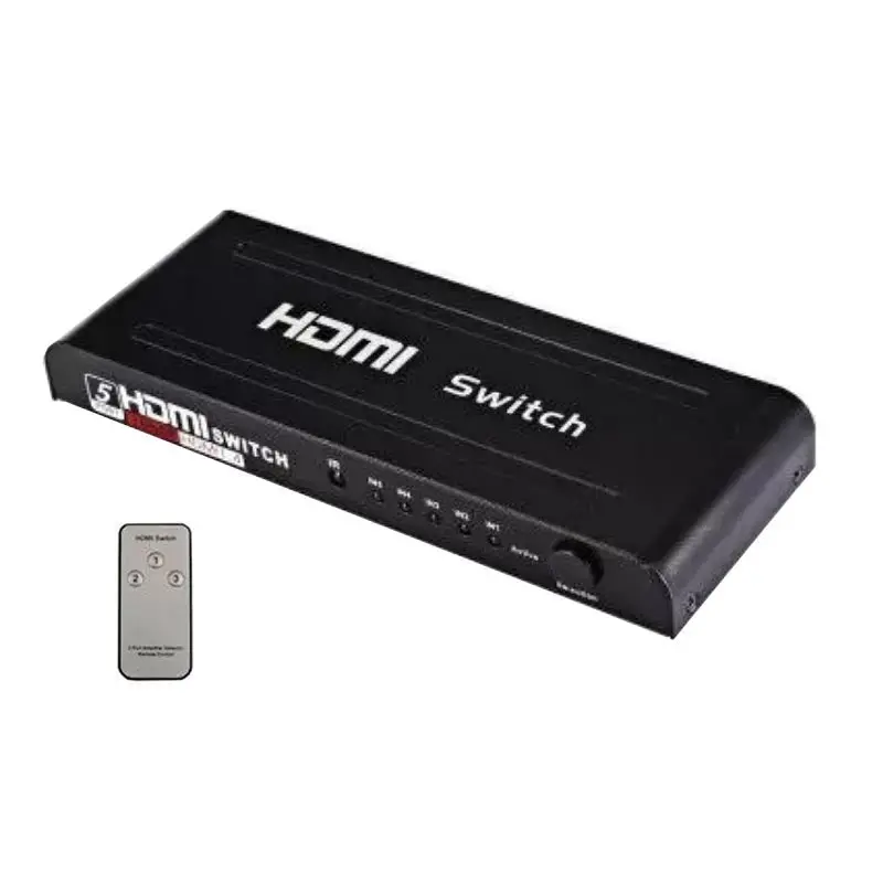 5-Port Hdmi Switch Box With Remote & Push Buttons – Acc-Switch-Hdmi-5Ports 1