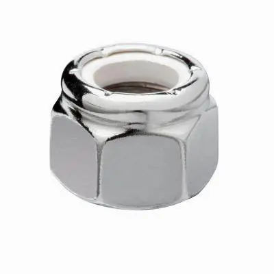 5558 — 1/4-20 Steel Hex Lock Nut (4-Pack) 1