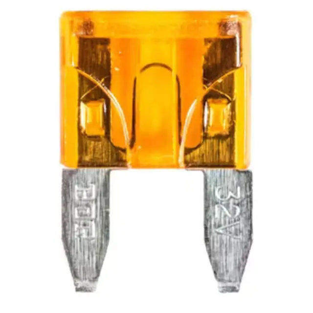 5A Amber Mini Automotive Fuse – Fast-Blow, 32V, Pack Of 5 1