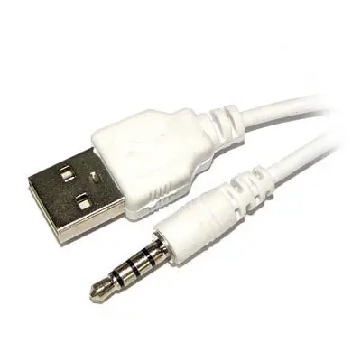 6-Foot Usb-To-3.5Mm Audio Cable – Sync And Charge For Ipod Shuffle (Model 50606) 1