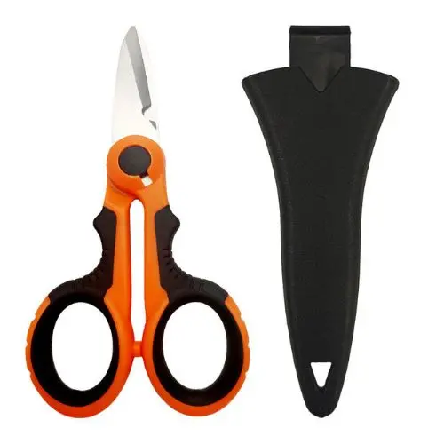 6-Inch Multi-Purpose Steel Shears – Electrical Cutting Tool With Protective Cover 1
