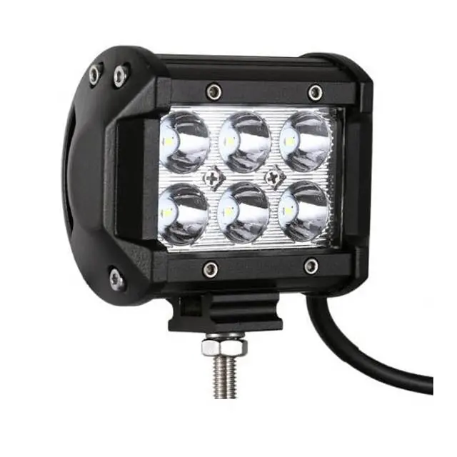 6-Led Compact Light Bar – 6000K Daylight White, 1500 Lumens, 10–30V Dc, Ip67 Rated, 3.5 X 3.1 Inches, 18W 1