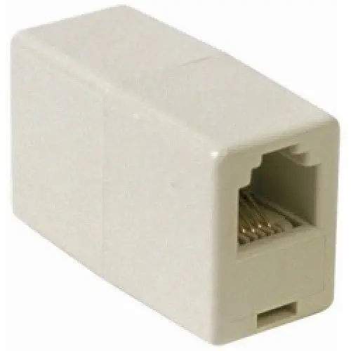 6-Pin Modular Straight Coupler – Rj11/Rj12 Data Connector Adapter 1