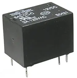 6 V Dc Single-Pole Double-Throw Relay – 3 A, Through-Hole Mount 1