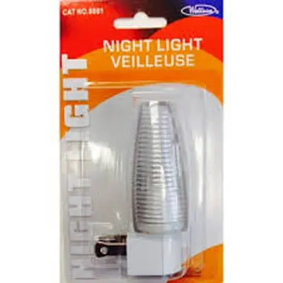 6001 - Adjustable Night Light With Integrated Selector Switch – Matte White Finish 1
