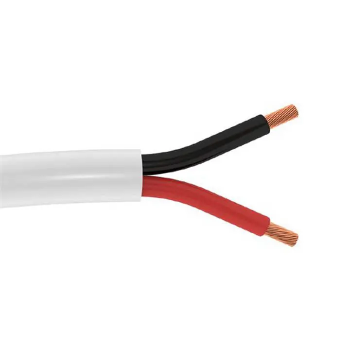 601124 In-Wall Speaker Cable — 12 Awg, Dual-Conductor, 49-Foot Roll, Cl2/Ft4 Rated, White Jacket 1
