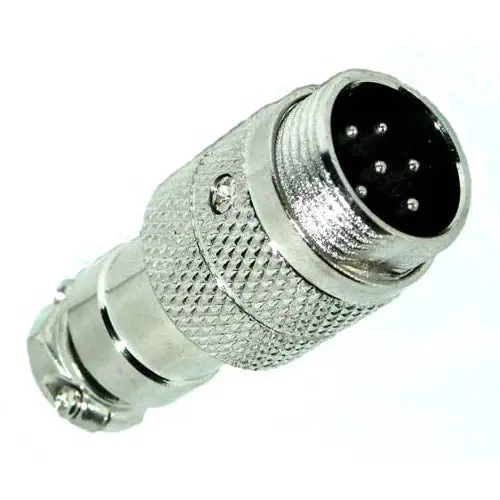61-636 Professional Inline Microphone Cable – 6-Meter Metal-Jack Stereo Cord 1