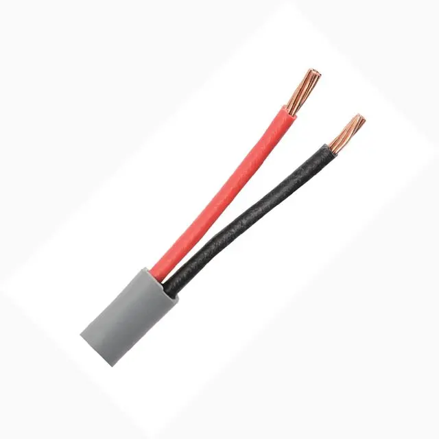 6102251Tft4 Unshielded Twin Lead Cable – 2 Conductor, 22 Awg Stranded, 150 M, Ft4, 600V/105°C, Grey 1