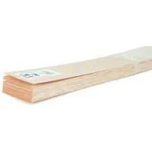 6302 – 1/16" × 3" × 36" Balsa Strip 1