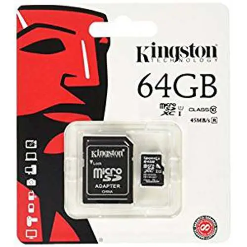 64Gb Microsd Card – Class 10, Uhs-I, 80–100 Mb/S Read Speed 1